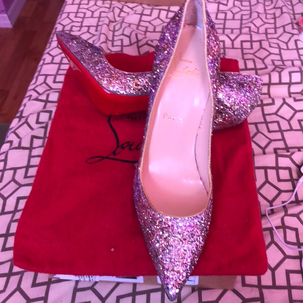 Christian Louboutin So Kate 120 Aquarium Glitter